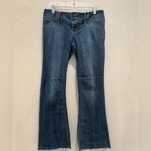 YMI Dark Blue Flare Women's Jeans